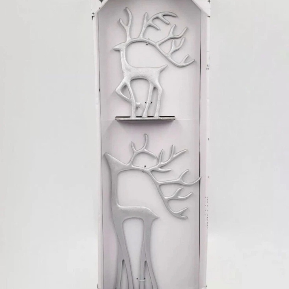 Aldi Merry Moments Dramatic Silver Reindeer
